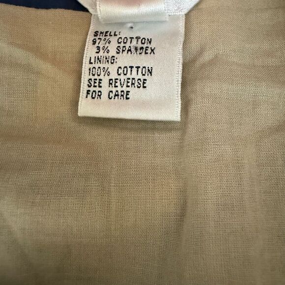 Talbots tropical print sequined skirt cotton stretch size 6 - Picture 4 of 7